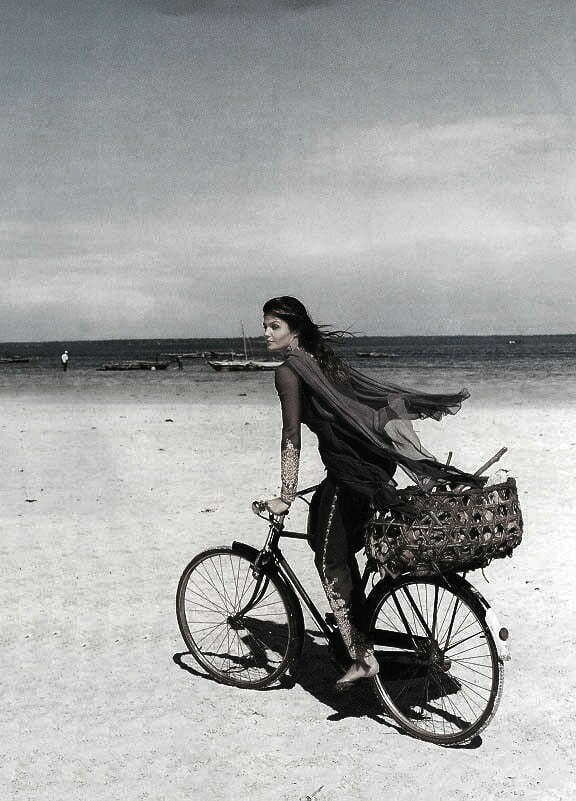 Helena Christensen by gilles Bensimon