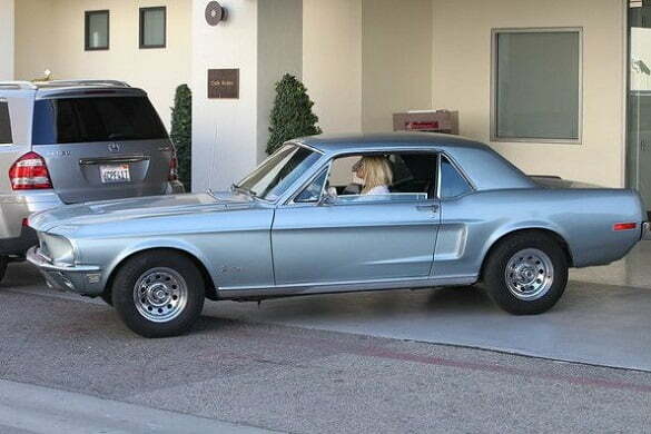 Amber Heard Ford Mustang