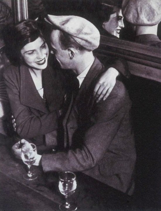 Brassaï, Couple at Quatre Saisons, rue de Lappe,1932