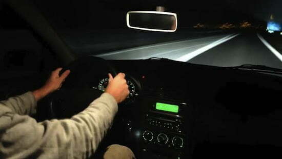 Driving on Xmas eve