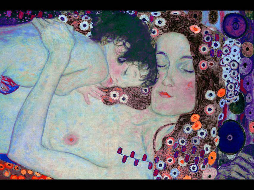 mama copil klimt