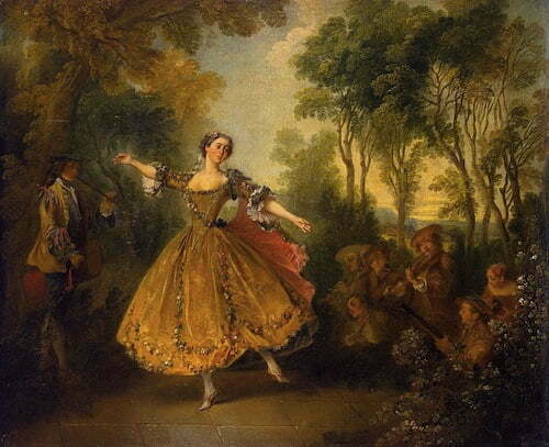 1.Nicolas Lancret - Anne Marie Camargo dancing