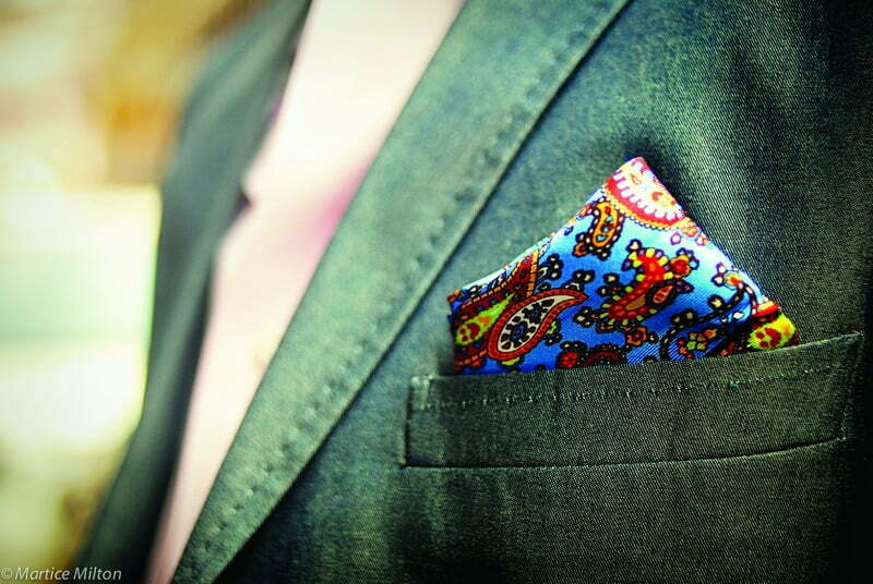 Paisley pocket square