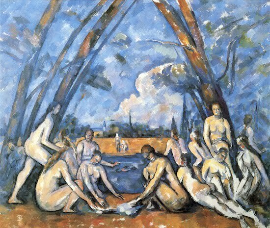 Paul Cézanne - Les grandes Baigneuses
