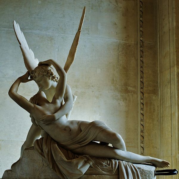 Psyche_revived by the kiss of Love_Louvre_MR1777 Antonio Canova