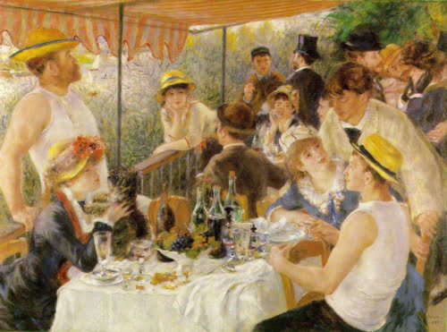 3. Pierre Auguste Renoir - Le dejeuner des canotiers 1881