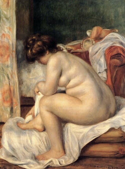 5 Auguste Renoir - woman-after-bathing-1896