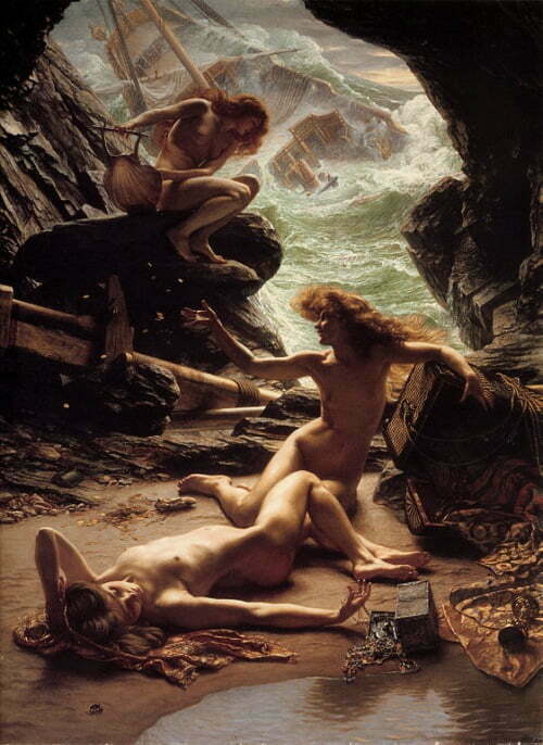 3.Edward Poynter - Cave of the Storm Nymphs