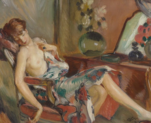 Jean Gabriel Domergue - Femme Assoupie