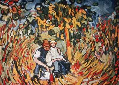 Maurice de Vlaminck, 1905, Outing in the Country