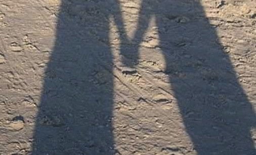 holding hands