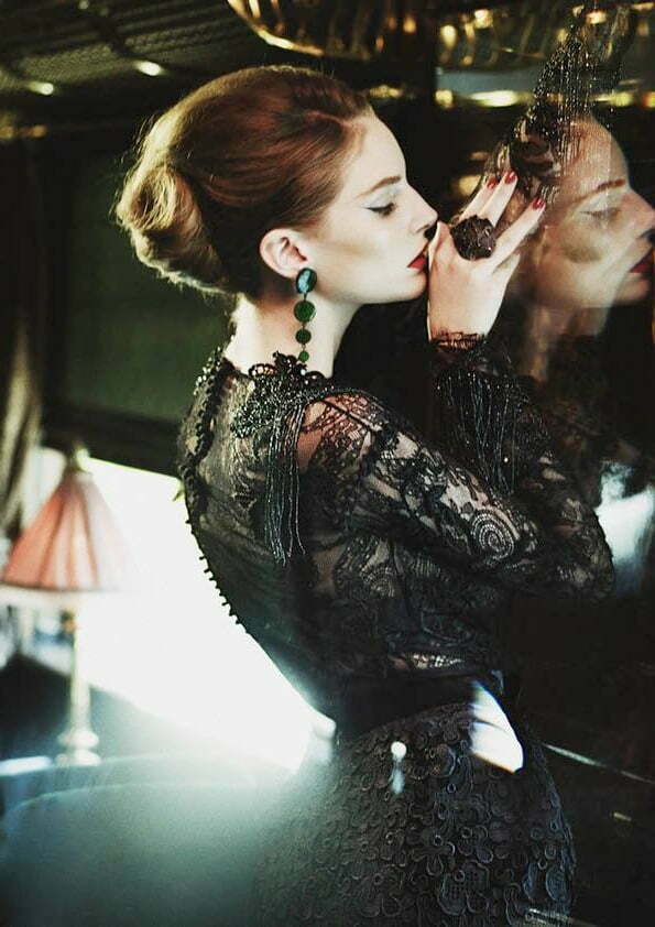 Damian Foxe's gorgeous fashion shoot on the Venice Simplon-Orient-Express