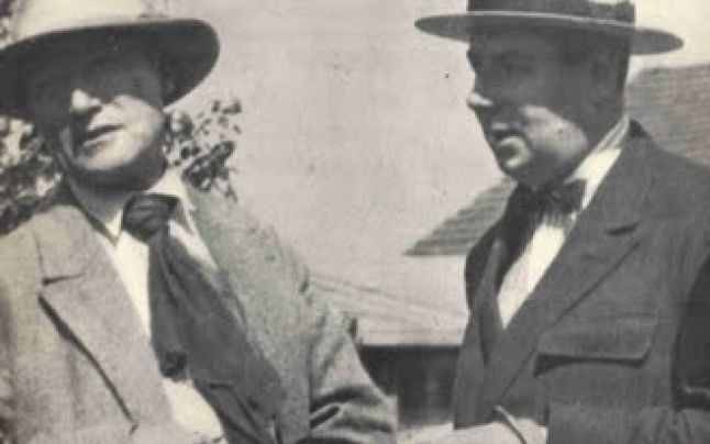 André Gide şi Roger Martin du Gard la Pontigny