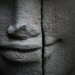 girl with a brocken smile