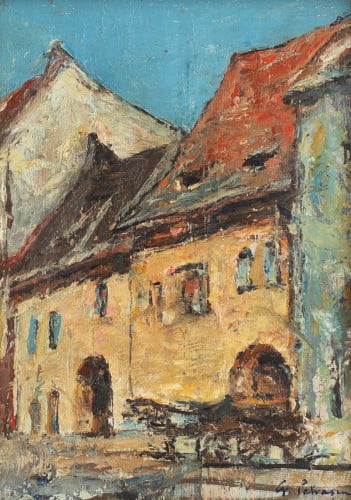 Gheorghe Petrascu, Case din Sighisoara