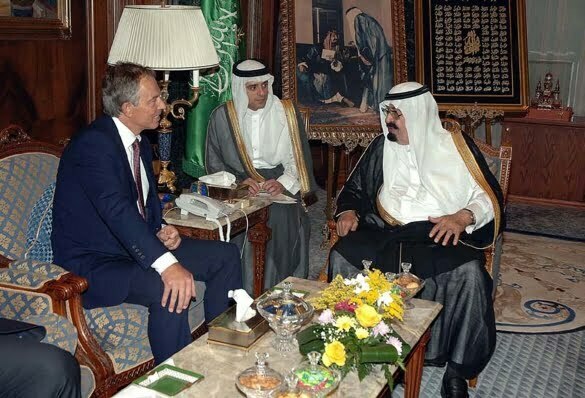 King Abdullah Tony Blair