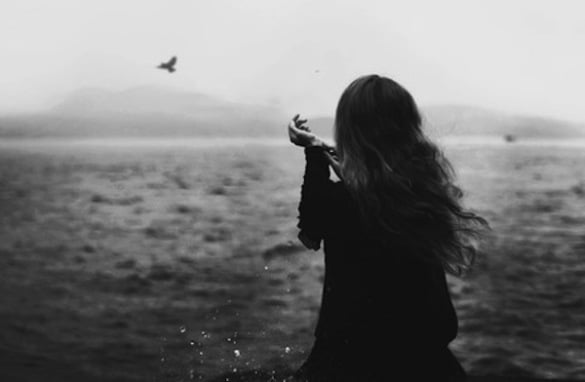 broken woman