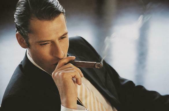 man smoking