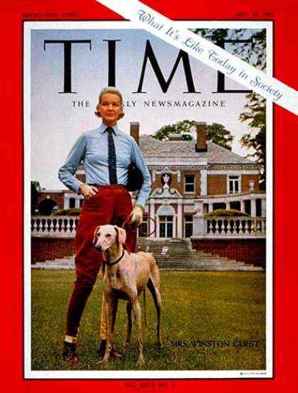 Mrs. Winston Guest - July 20, 1962