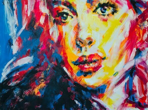The Look painting by Olga Rykova