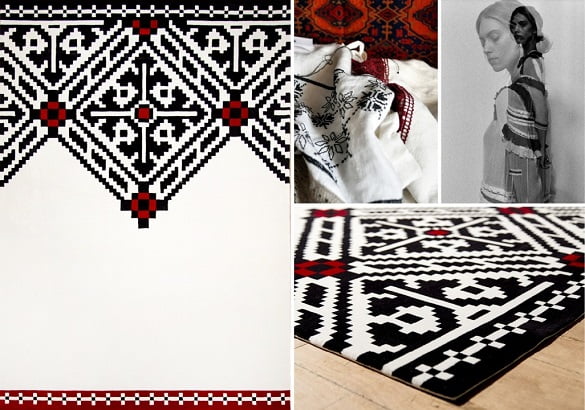 Dare to Rug - covor romanesc cu design contemporan
