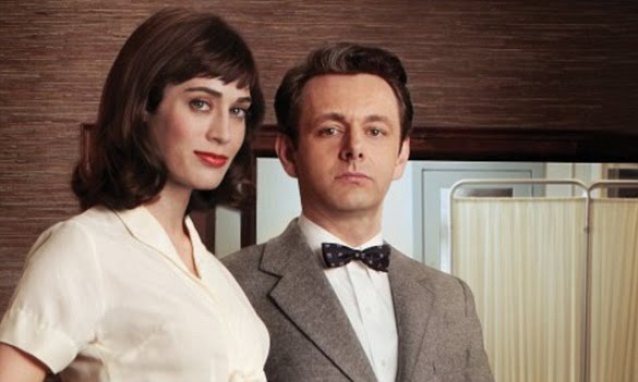 Michael Sheen and Lizzy Caplan