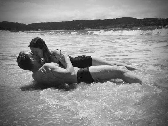 sarut in mare