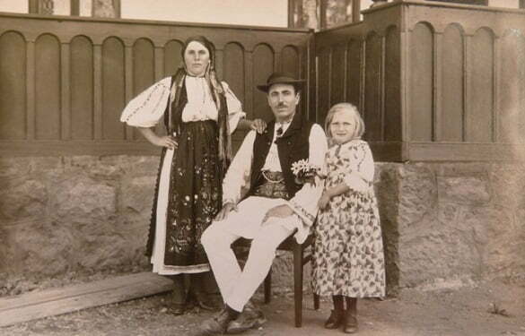 familie poza veche