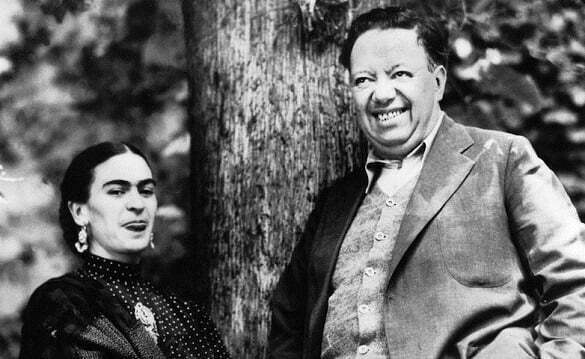 LES EPOUX ET PEINTRES DIEGO RIVERA ET FRIDA KAHLO A MEXICO 1937