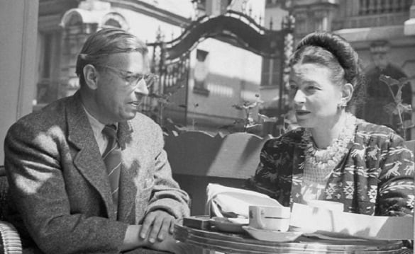 Simone de Beauvoir and John-Paul Sartre