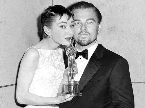 Audrey Hepburn & Leonardo DiCaprio