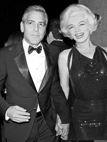 Marilyn Monroe & George Clooney