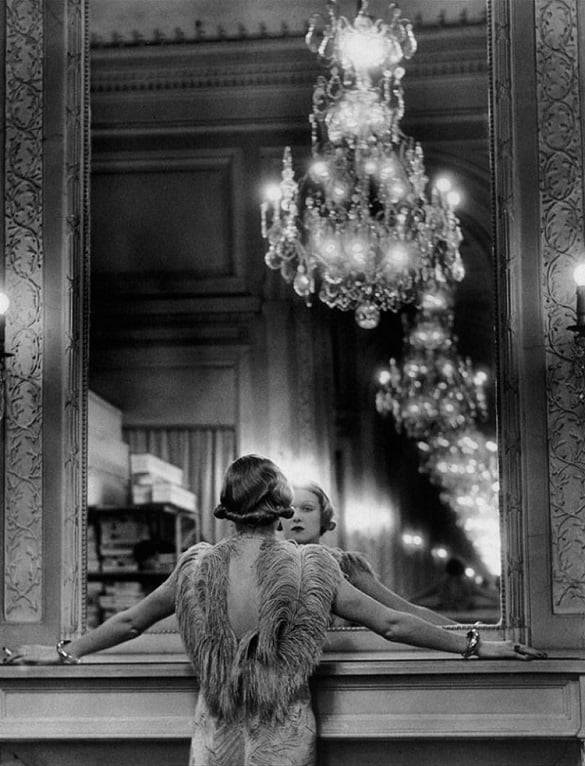 Una actriz frente al espejo, 1934.