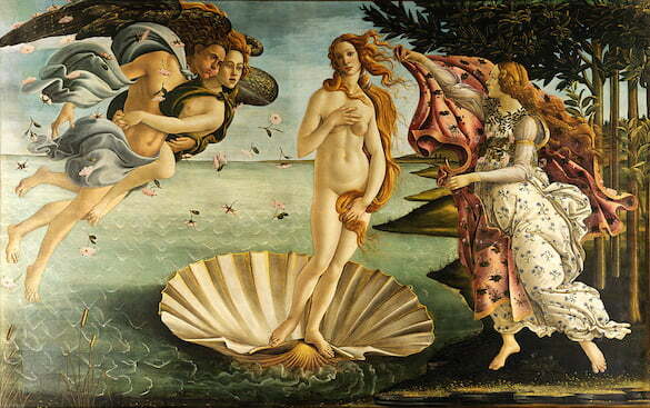 Sandro_Botticelli - Nasterea lui Venus