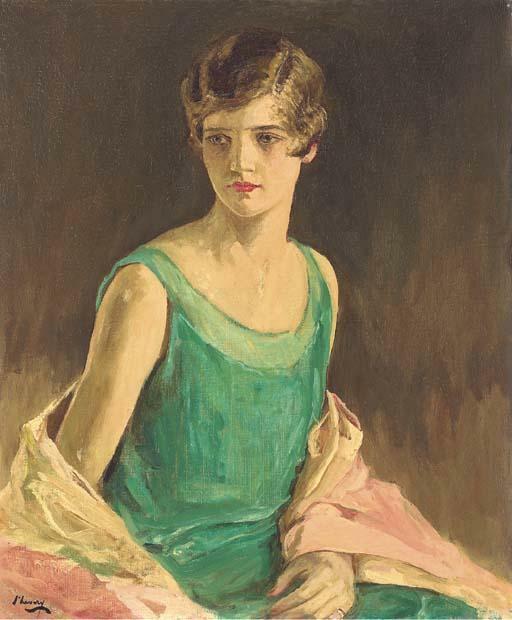 Sir John Lavery - Portretul domnișoarei Harriet Taft Hayward