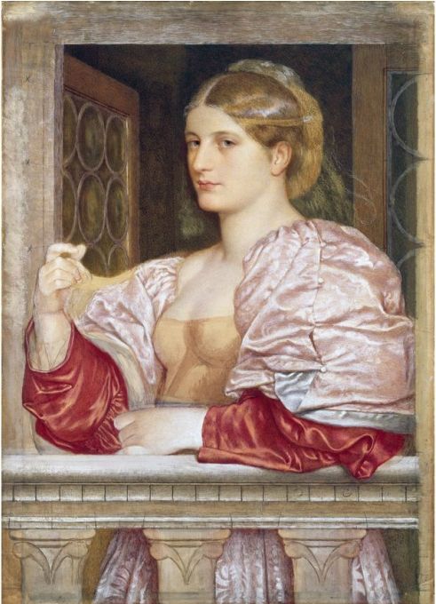 Frederick William Burton - Curtezana din Venetia