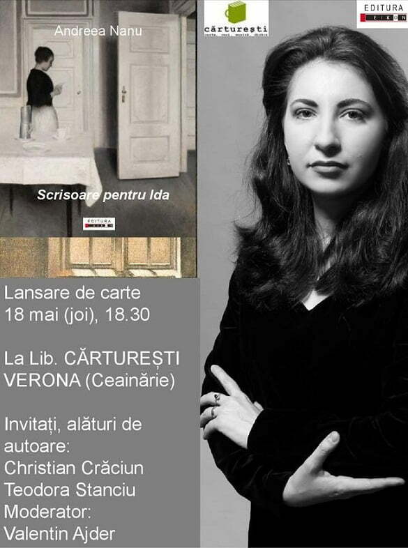 afis lansare Andreea Nanu
