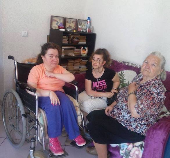 Daniela Gârlă, cu mama și nepoata