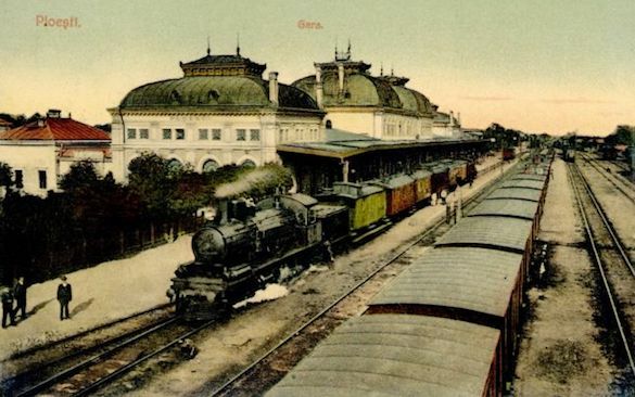 peron gară