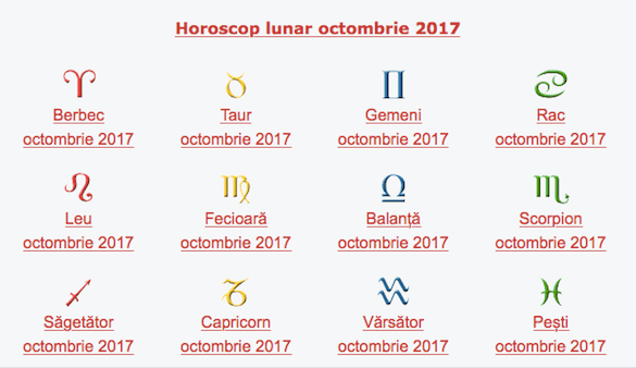 horoscop octombrie