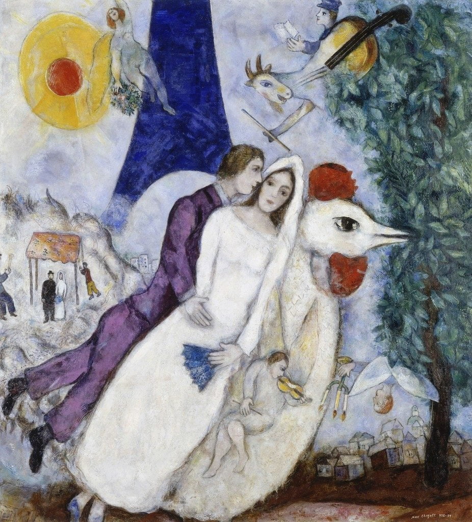 The Couple of the Eiffel Tower (Bride and Groom of the Eiffel Tower), 1938-1939