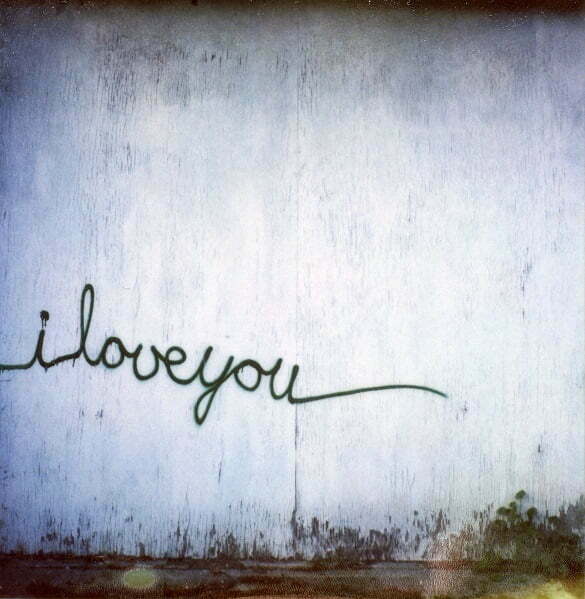 I Love You Graffiti on Wall