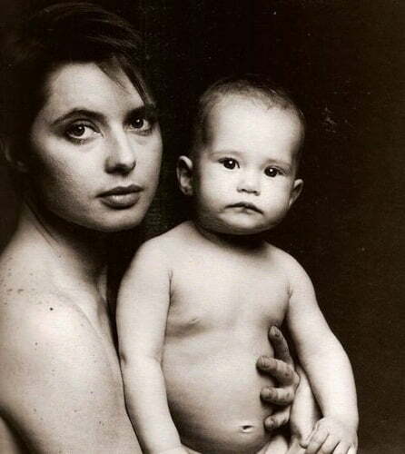 isabella rossellini and son