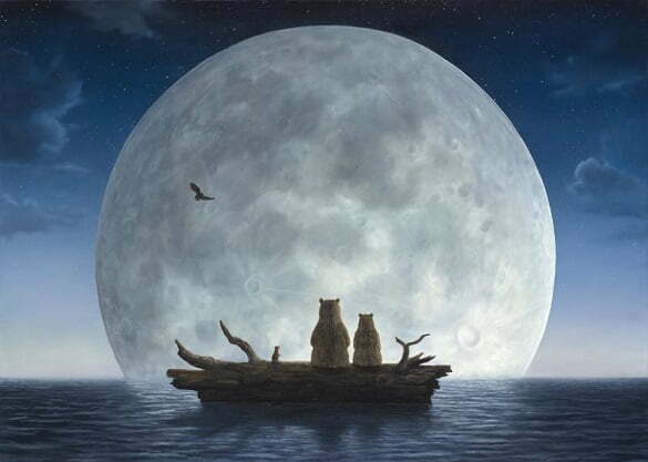 luna plina albastra