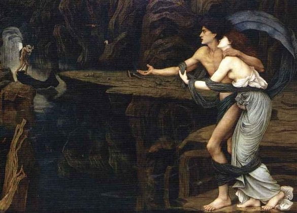 JohnRoddamSpencerStanhopeOrpheusandEurydiceonthebanksofthestyxviapreraphaelitepaintings.blogspot.com