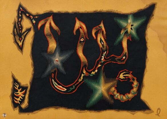 Jean Lurçat Seria zodiac Scorpion (litografie)