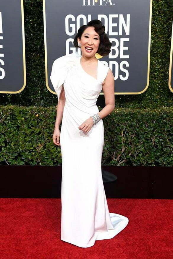 Sandra Oh in Versace