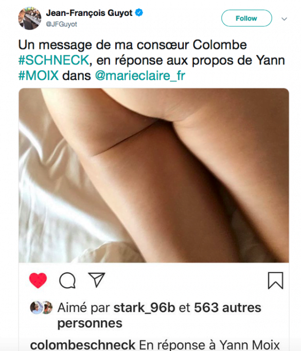 yann moix replică jurnalistă