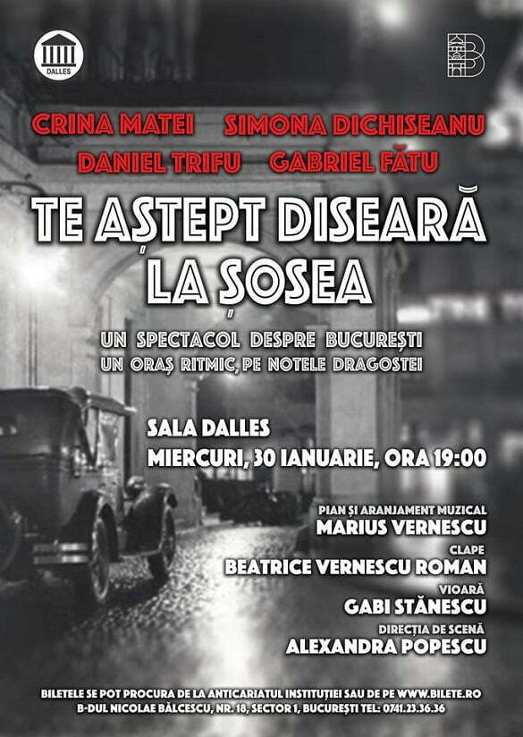 afis Te astept diseara la Sosea