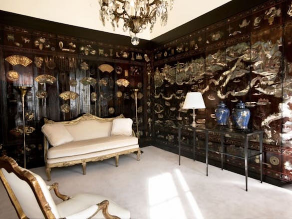 coco chanel apartment Ritz, the coromandel screens